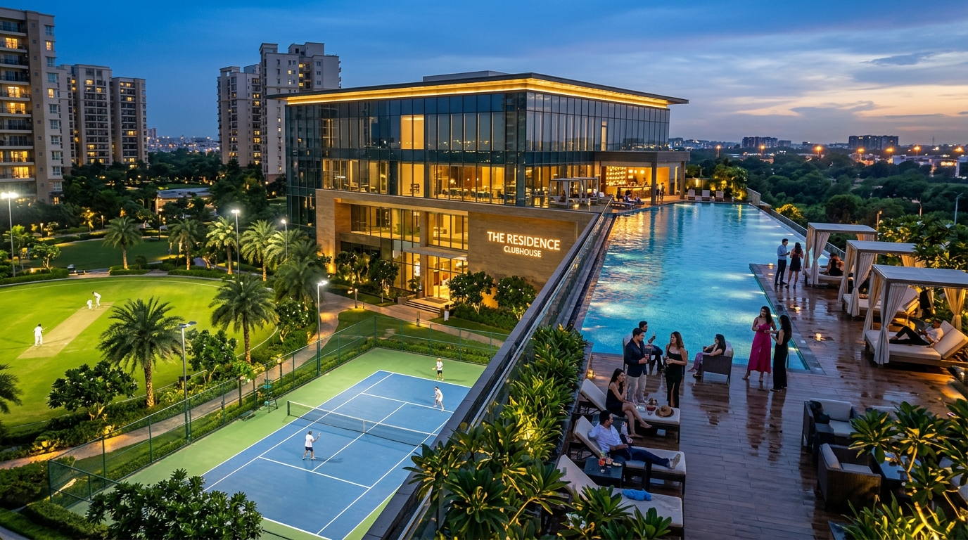 New City North Clubhouse and Infinity Pool